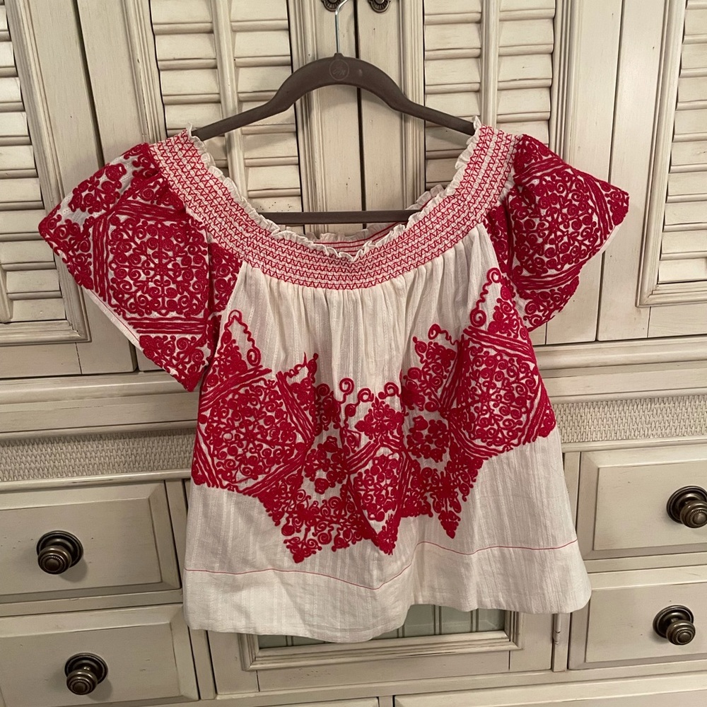 Plenty by Tracy Reese Embroidered Top, S